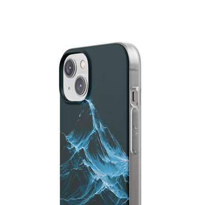 Nordic Frost Peak · Lite Phone Case for iPhone ·  Blue