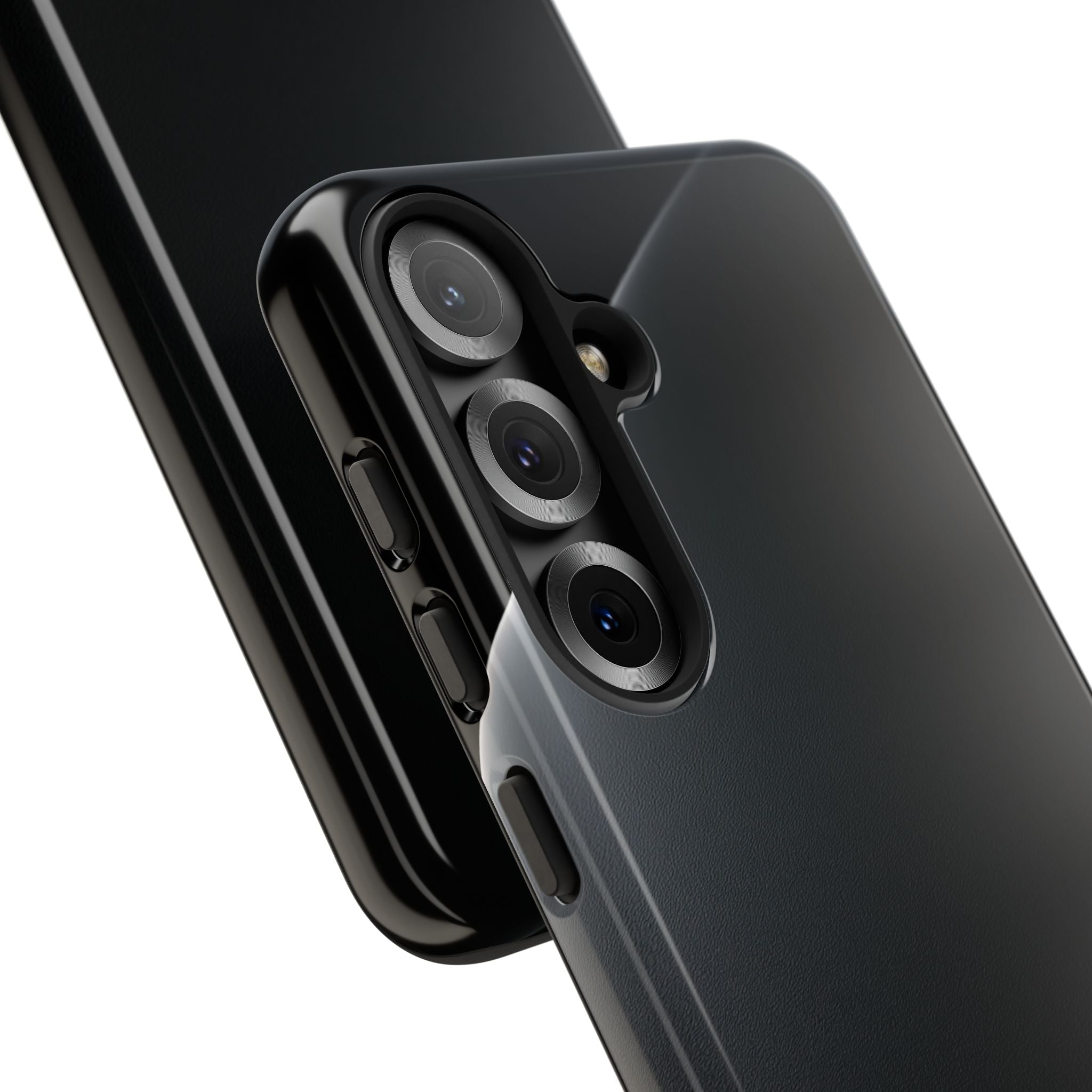 Black Tough Phone Case for Samsung - Obsidian Lunar Arch