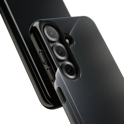 Black Tough Phone Case for Samsung - Obsidian Lunar Arch