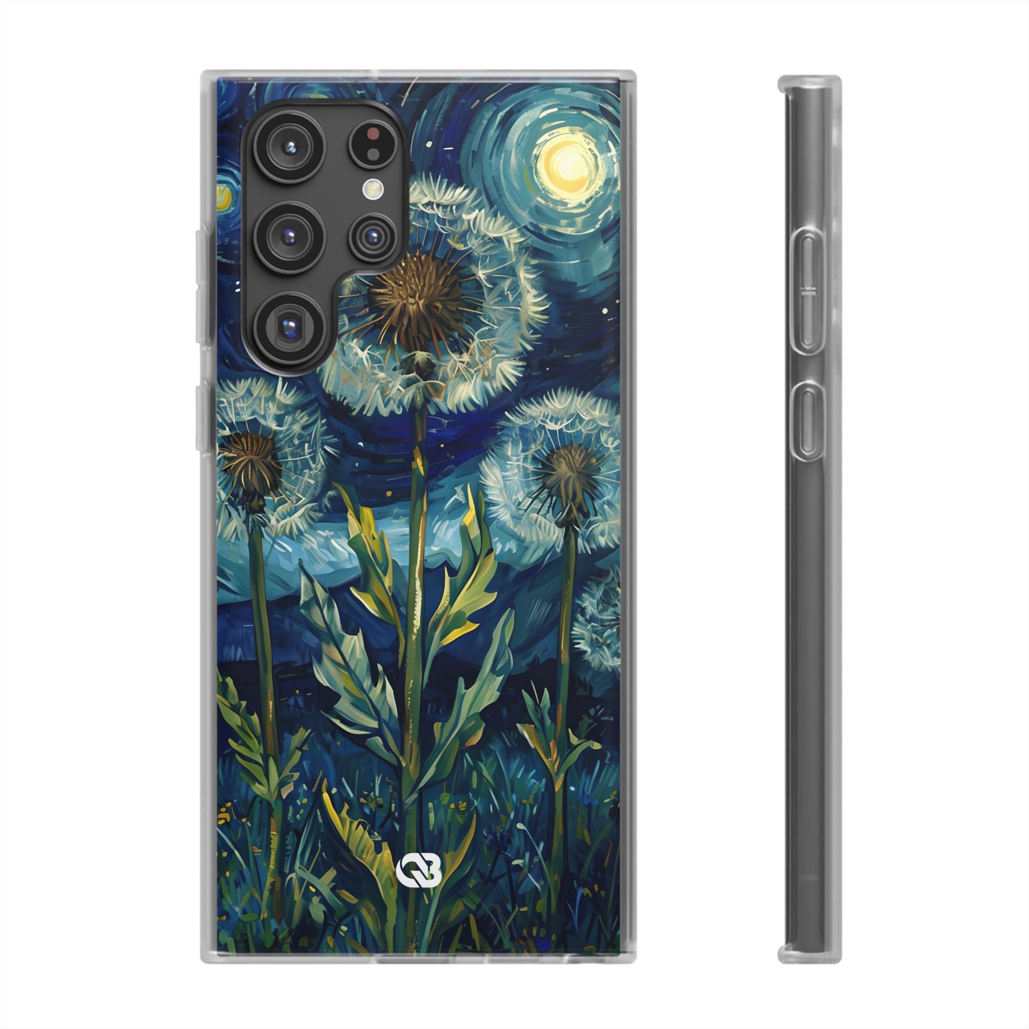 Starry Dandelion Swirl · Soft Phone Case for Samsung
