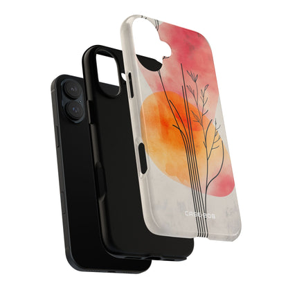 Branching Stems Sunset iPhone 16 Plus Case - Tough