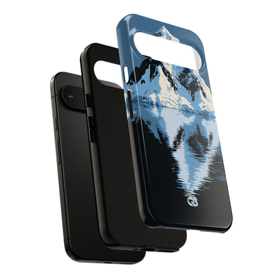 Blue Tough Phone Case for Google Pixel - Arctic Summit Mirror