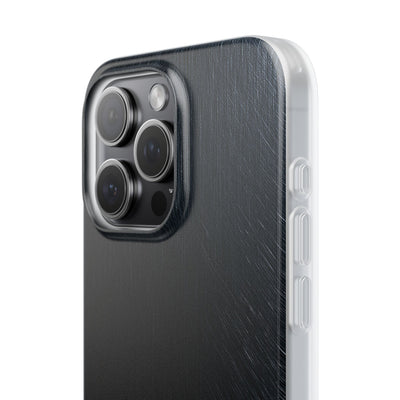 Brushed Obsidian Steel · Lite Phone Case for iPhone ·  Black