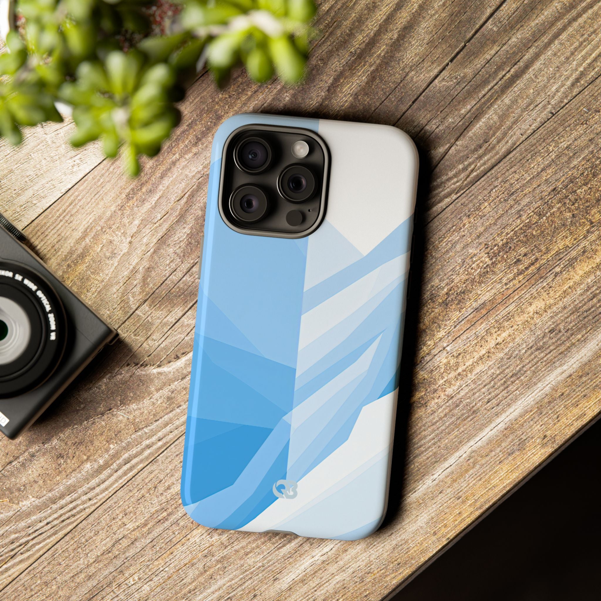 Blue Tough Phone Case for iPhone - Arctic Glacial Ridge
