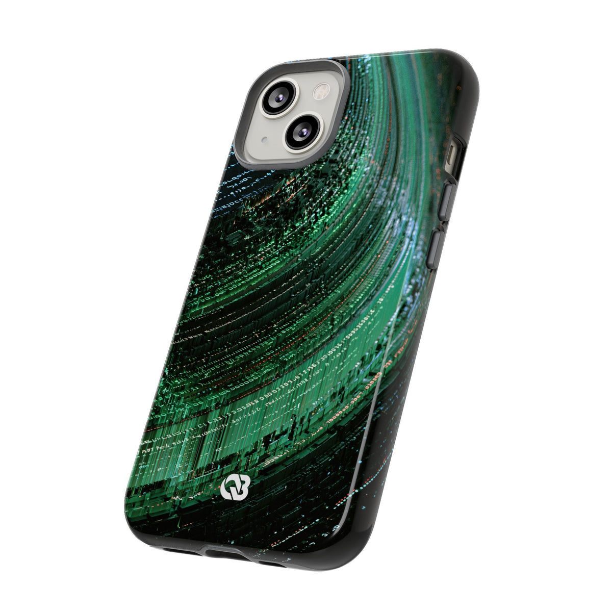 Orbital Data Stream · Tough Phone Case for iPhone · Green