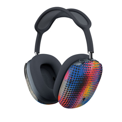 Chromatic Halftone Grid · Hard Case for AirPods Max · Blue