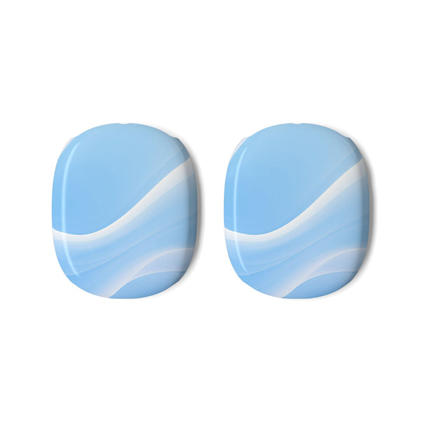 Glacial Contour Flow · Hard Case for AirPods Max · Blue