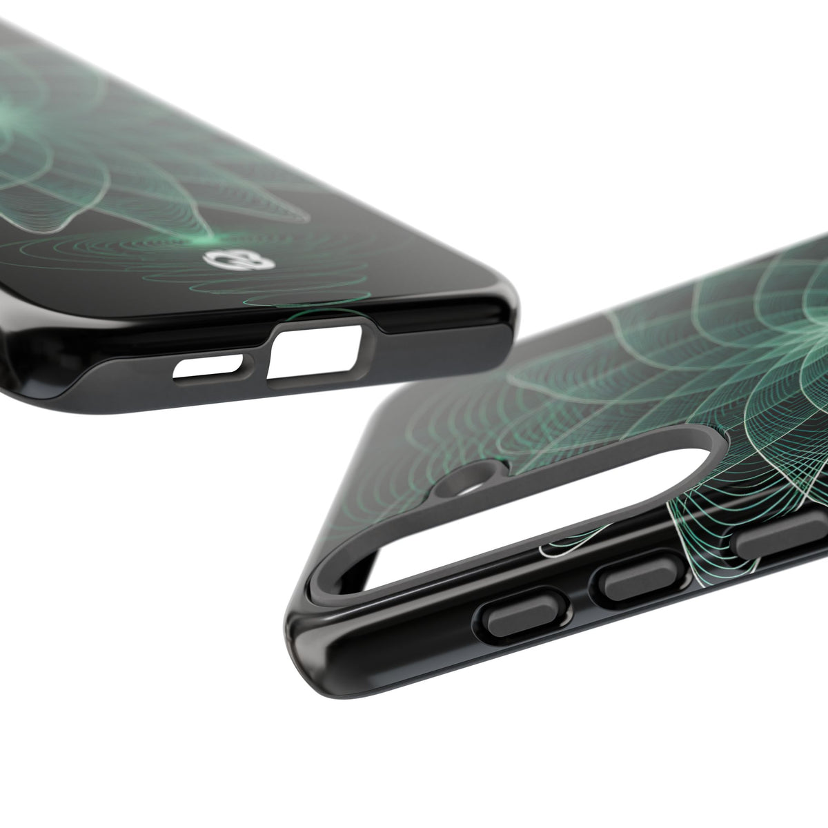 Verdant Harmonic Bloom · Tough Phone Case for Samsung · Black