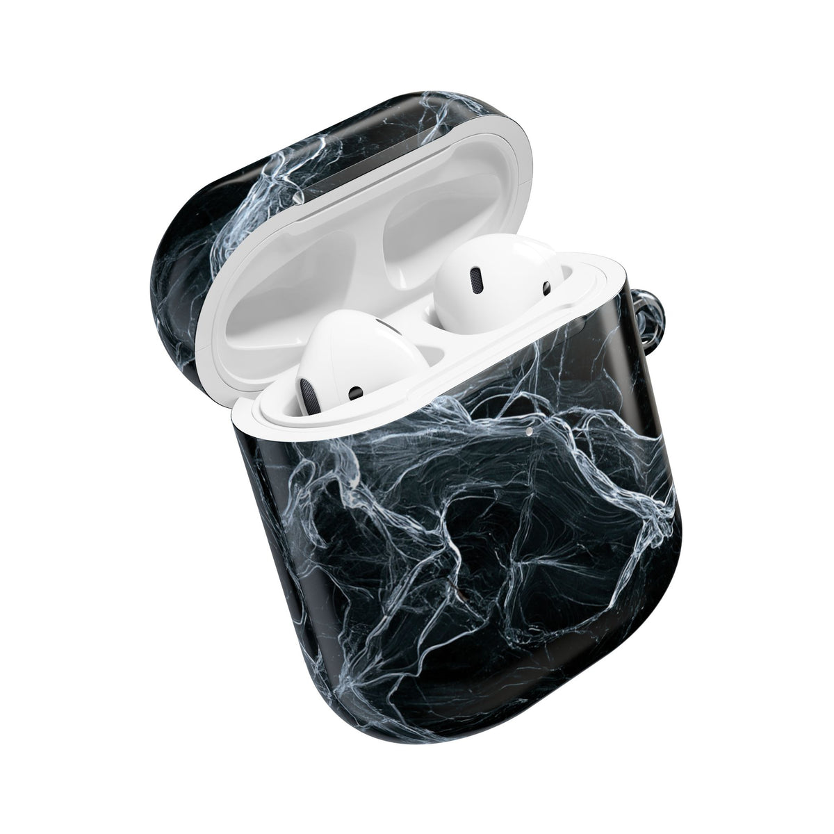 Arctic Gossamer · Hard Case for AirPods & AirPods Pro · Black