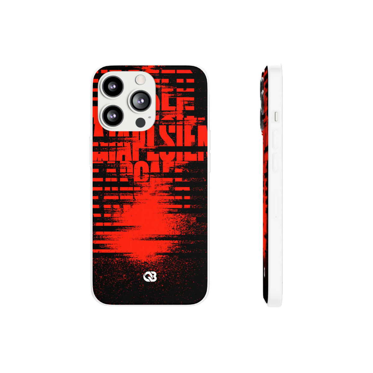 Crimson Redaction · Lite Phone Case for iPhone ·  Black