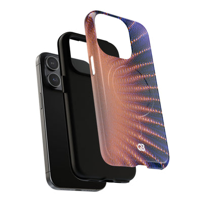 Luminous Aura Burst · Tough 2.0 Magnetic Phone Case for iPhone · Blue