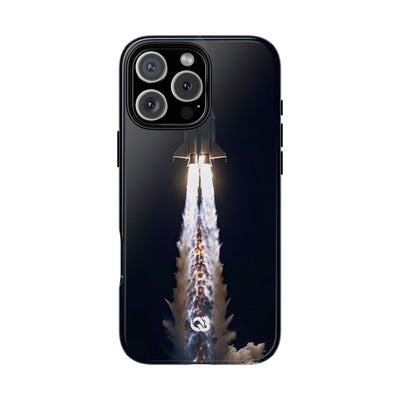 Obsidian Rocket Ascent · Tough Phone Case for iPhone