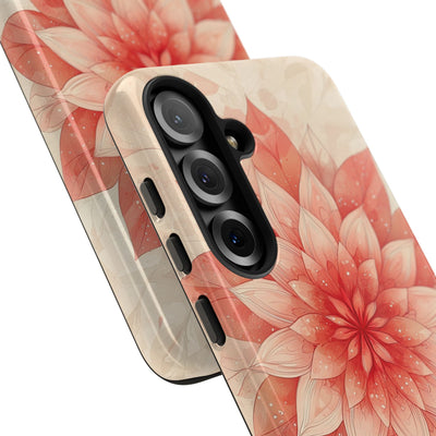 Coral Layered Bloom · Tough Handyhülle für Samsung