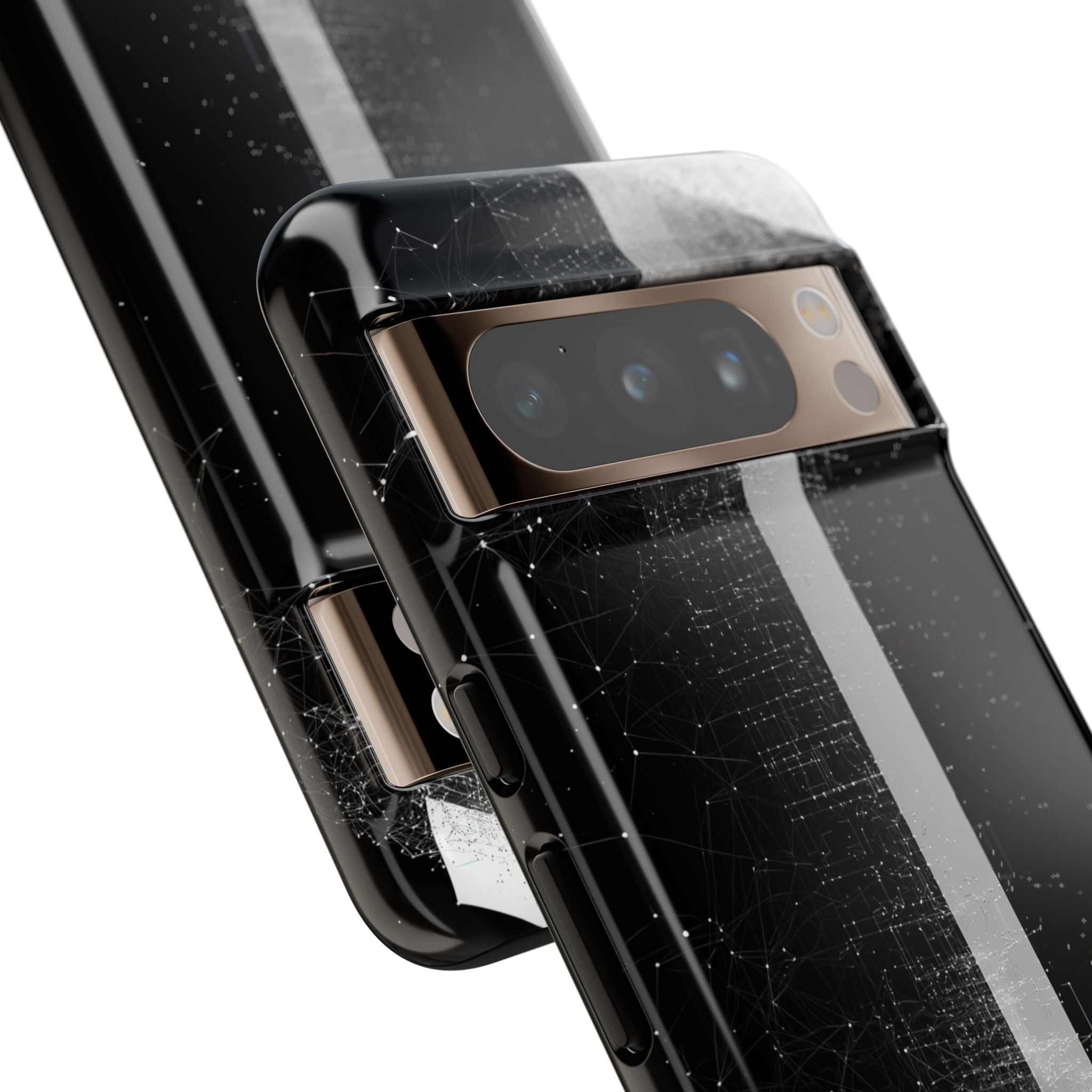 Black Tough Phone Case for Google Pixel - Vector Core Monolith