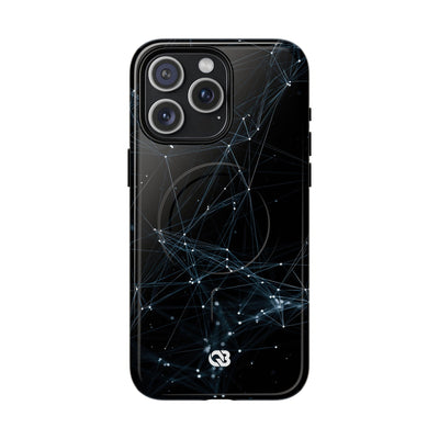 Black Tough 2.0 Magsafe Phone Case for iPhone - Arctic Neural Mesh