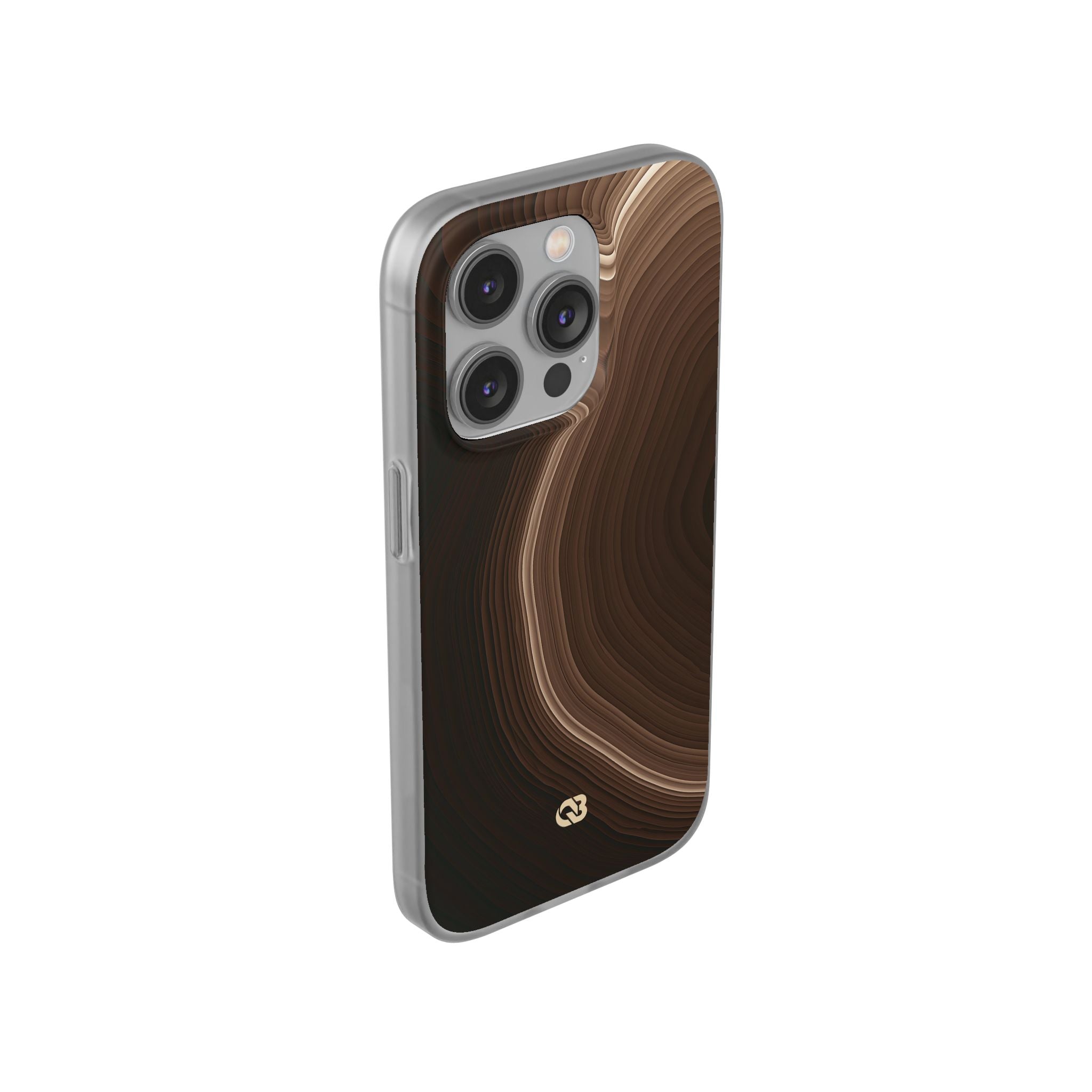 Brown Lite Phone Case for iPhone - Bronzed Canyon Relief