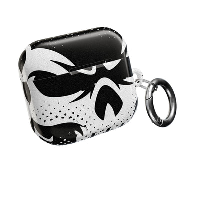 Phantom Halftone · Hard Case for AirPods & AirPods Pro · Black
