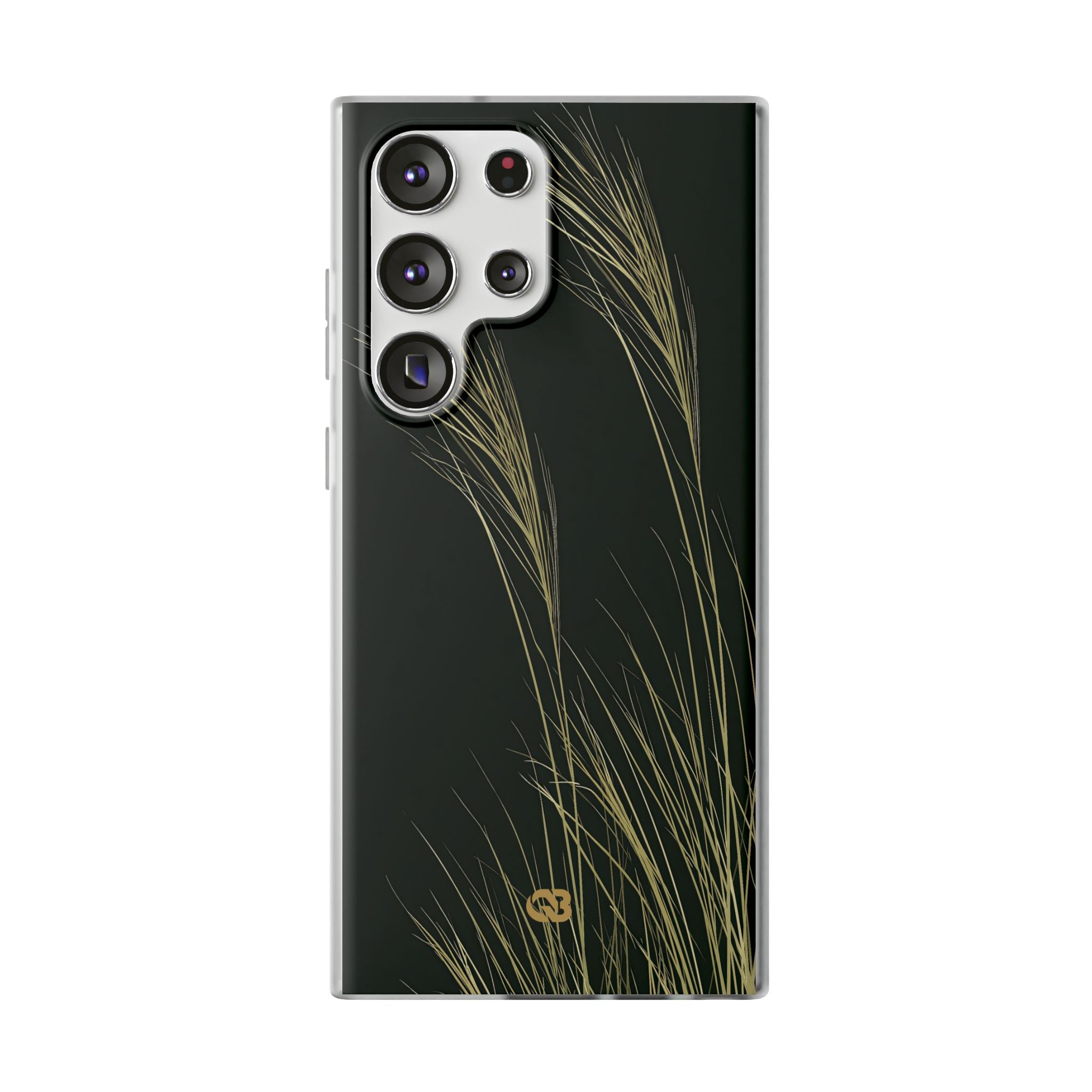 Green Lite Phone Case for Samsung - Midnight Gilded Grass