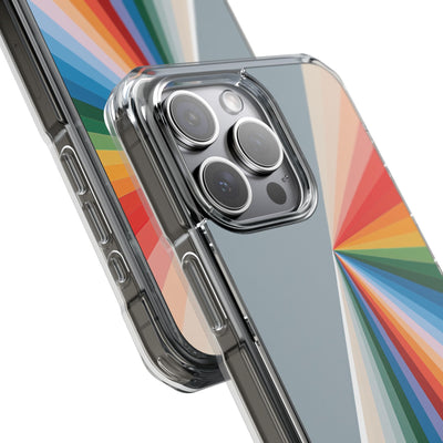 Grey Impact MagSafe Phone Case for iPhone - Slate Prism Burst
