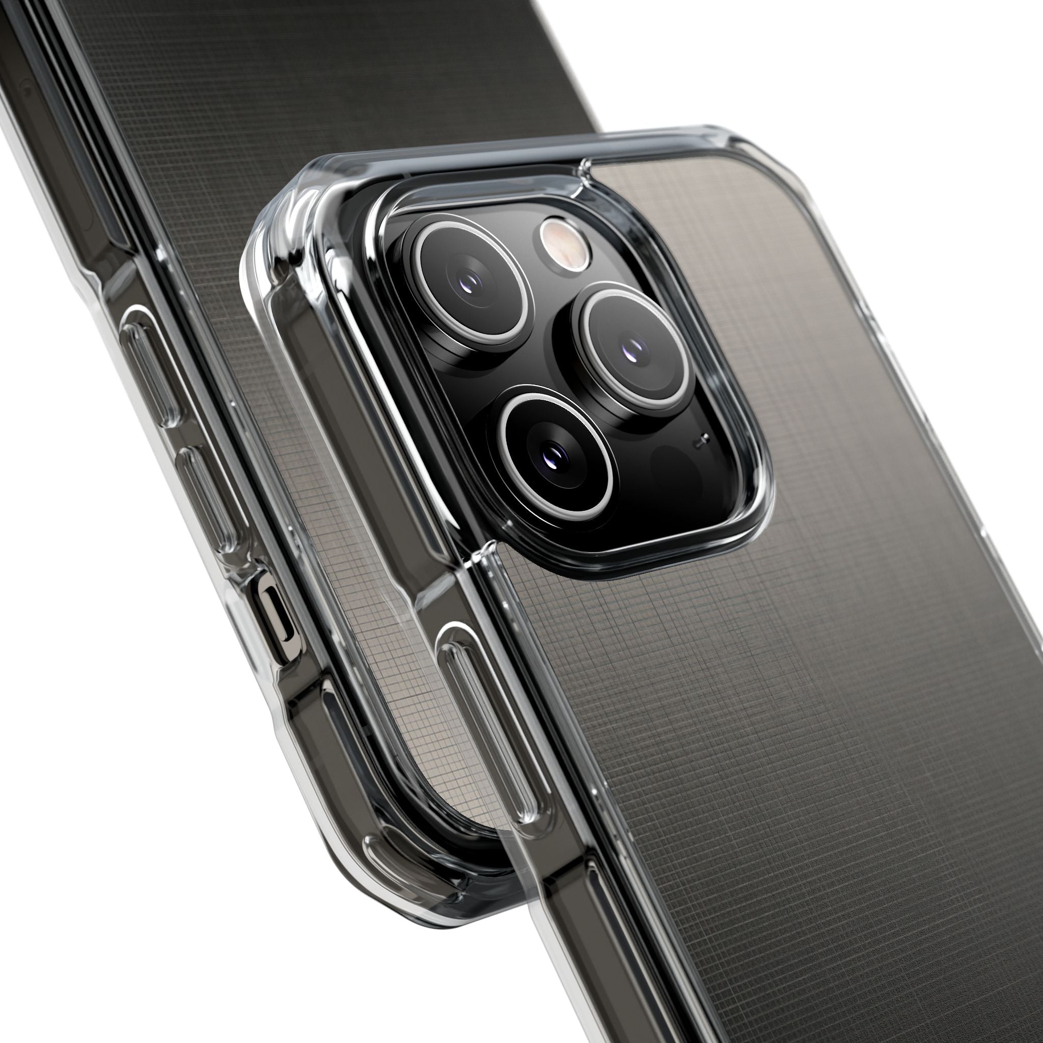 Grey Impact MagSafe Phone Case for iPhone - Faded Sand Mesh