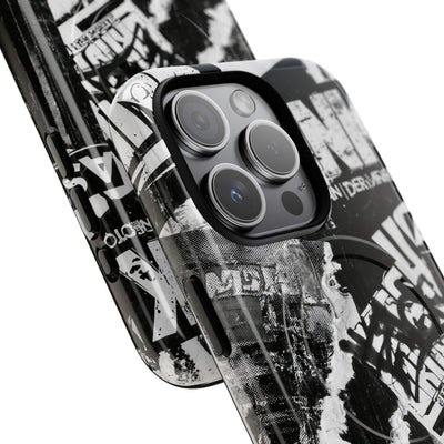 Underground Punk Collage · Tough 2.0 Magnetic Phone Case for iPhone · Black
