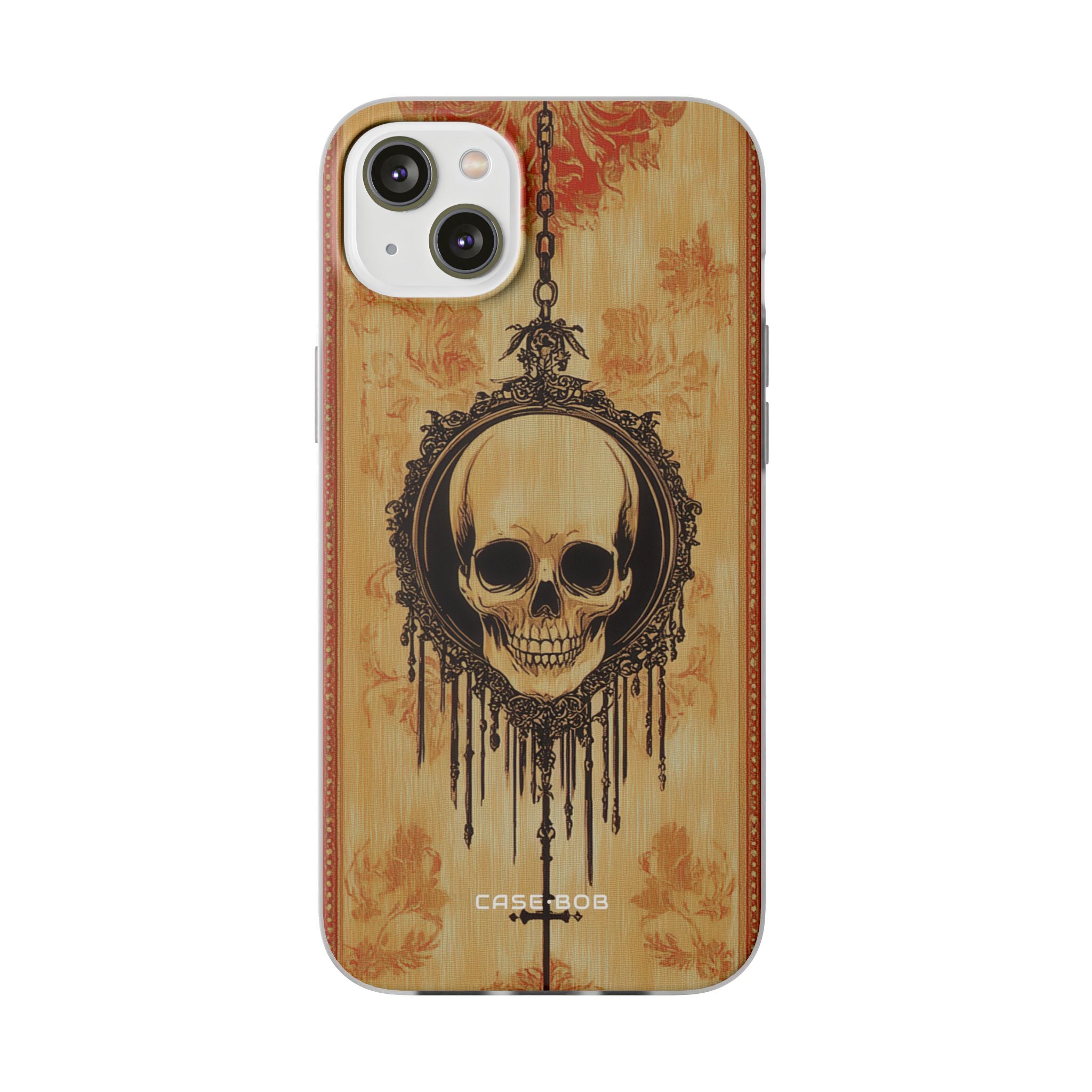 Skull Pendant iPhone 14 Plus Skal - Mjuk