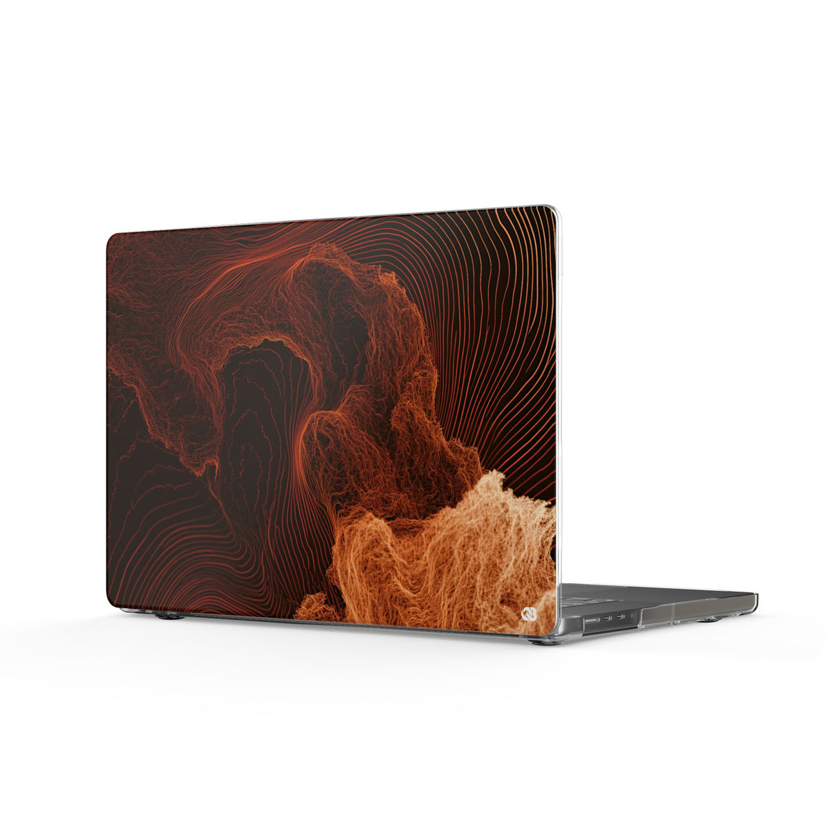 Amber Filament · Clear Hard Case for MacBook · Orange