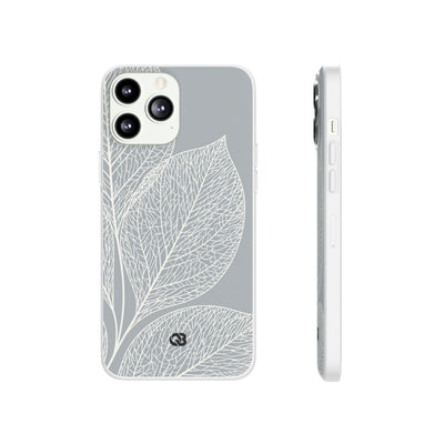 Minimal Leaf Skeleton · Lite Phone Case for iPhone ·  Grey
