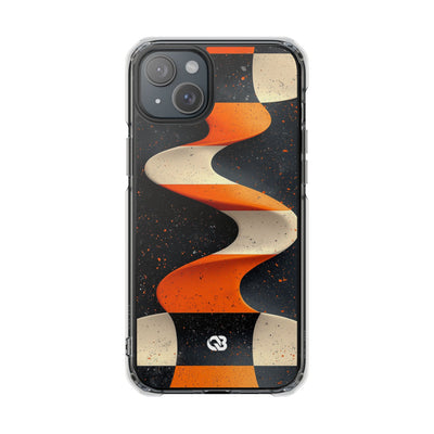 Orange Grit Twist · Impact Handyhülle für iPhone · Magsafe