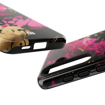 Magenta Liquid Gold · Tough Fundas para teléfono para Samsung