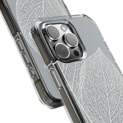 Grey Impact MagSafe Phone Case for iPhone - Frosted Ash Veins