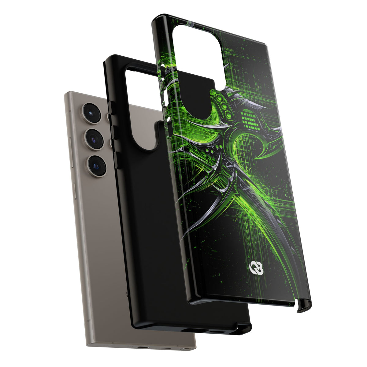 Cyber Sigil Grid · Tough Phone Case for Samsung · Green