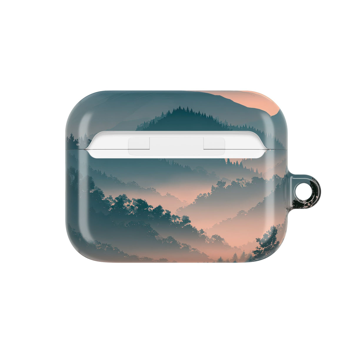 Misty Pine Summit · Hard Case for AirPods & AirPods Pro · Green