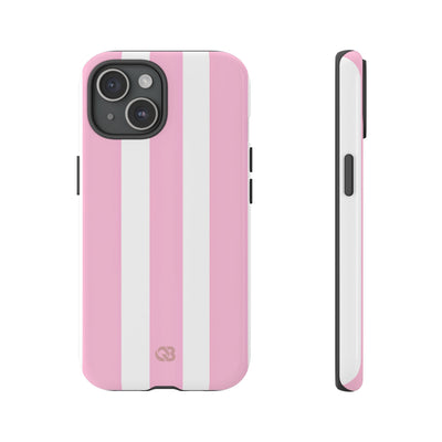 Soft Pink Stripe · Tough Coque de téléphone pour iPhone