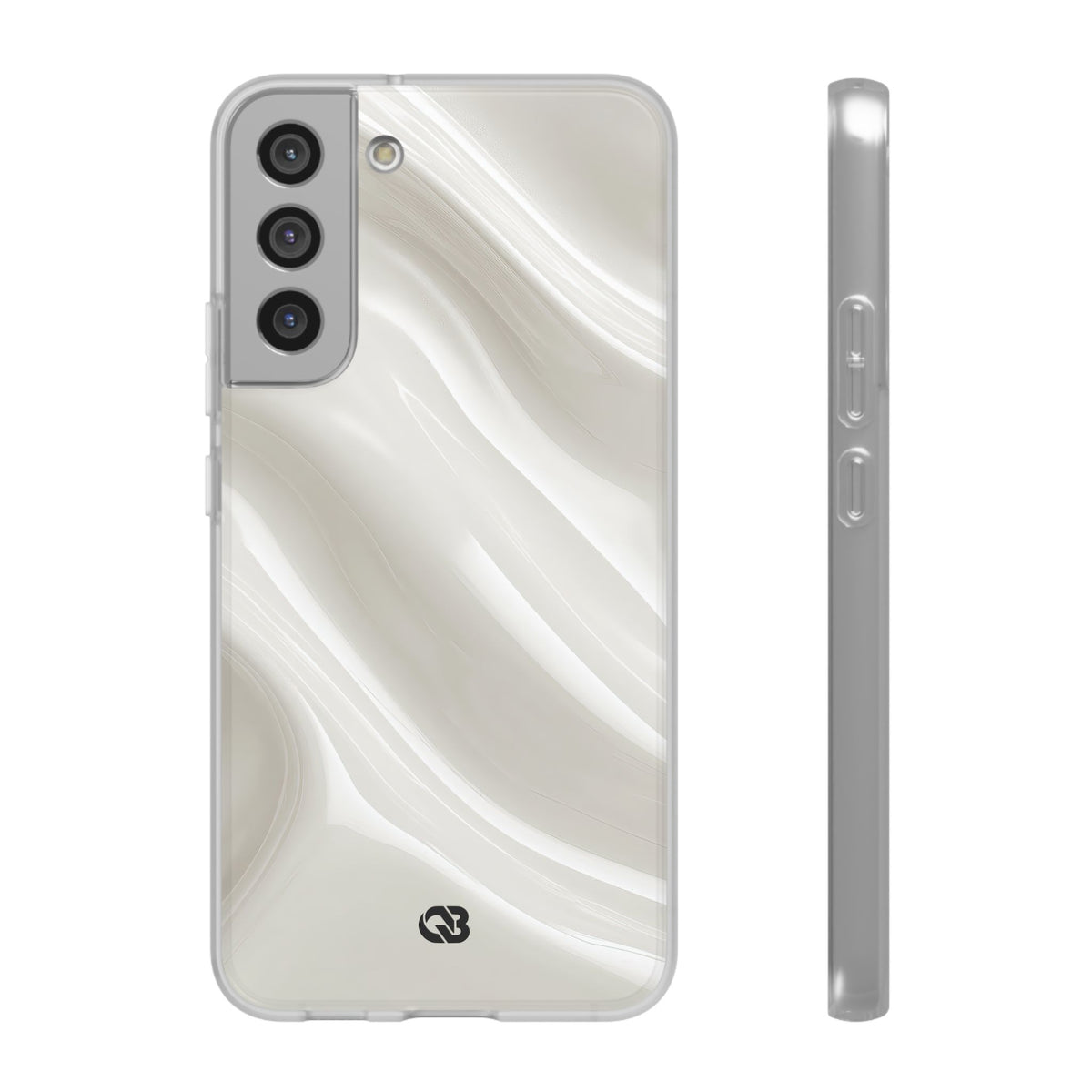 Liquid Enamel Fold · Lite Phone Case for Samsung · White
