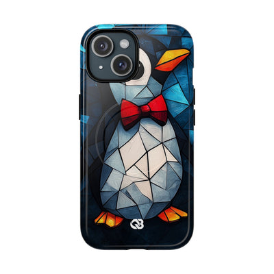 Mosaic Bowtie Penguin · Tough+ Phone Case for iPhone · Magsafe