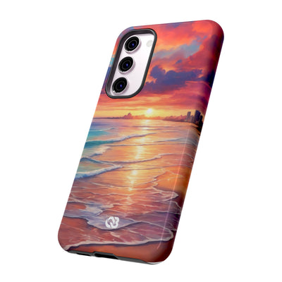 Crimson Shore Horizon · Tough Phone Case for Samsung