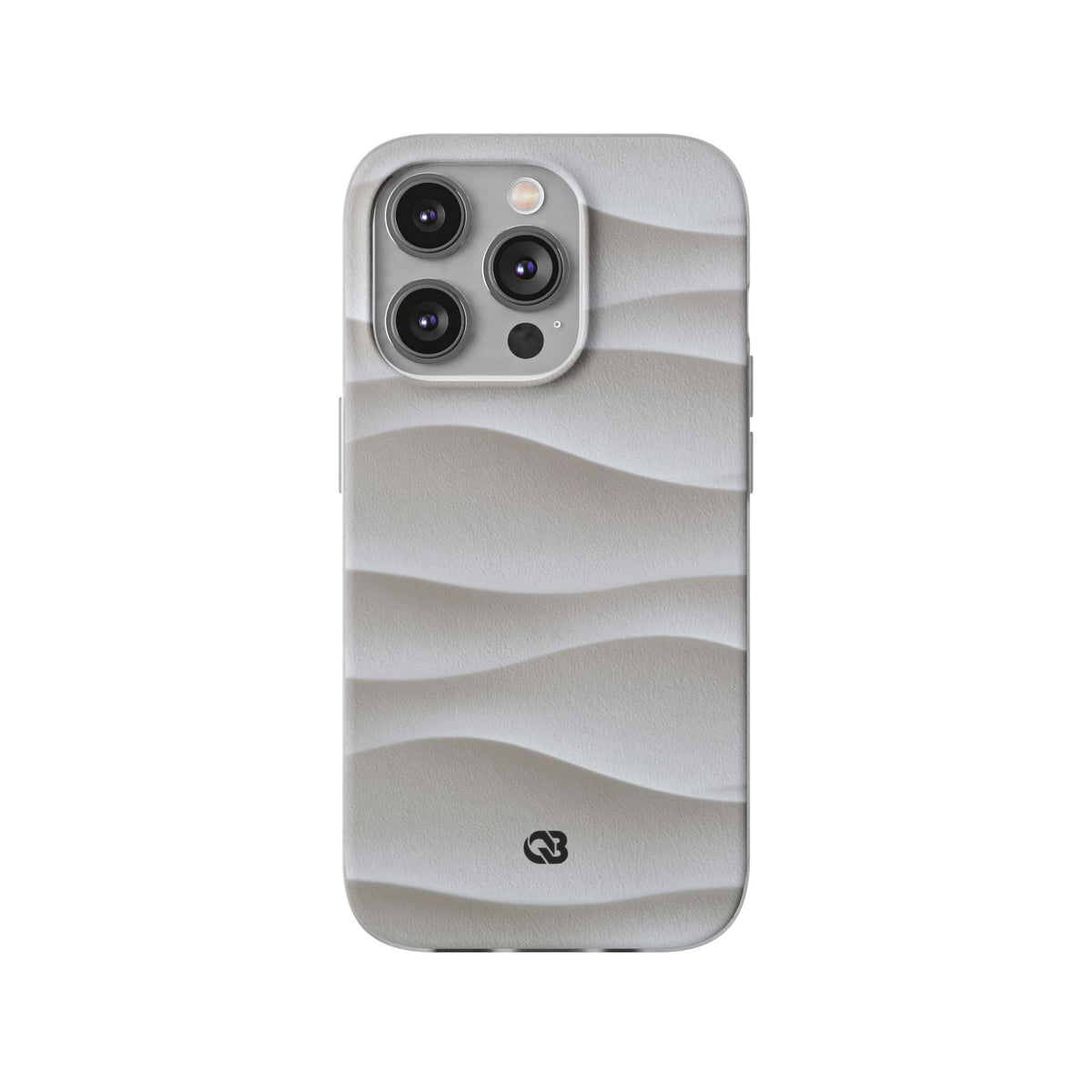 Sculpted Dune Relief · Lite Phone Case for iPhone ·  White