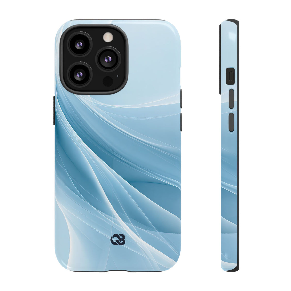 Glacial Ridge Contours · Tough Phone Case for iPhone · Blue
