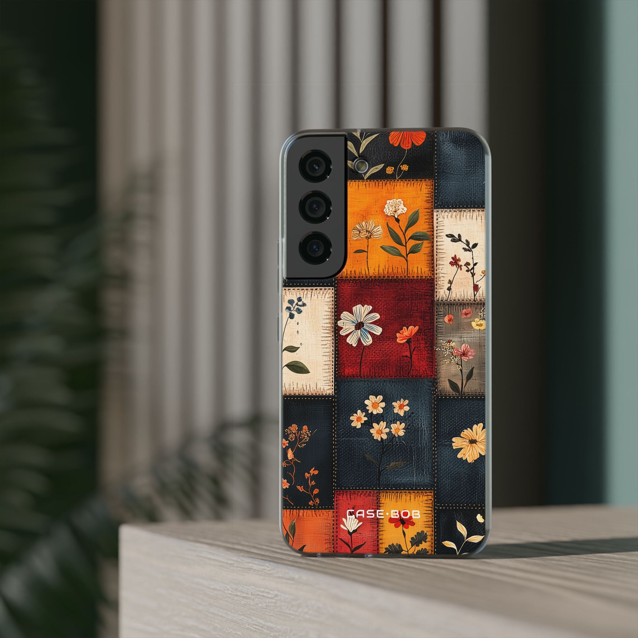 Patchwork Blooms Samsung S22 - Soft