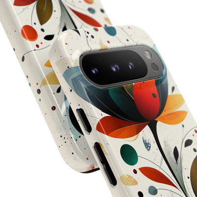 Burnt Petal Abstract · Tough Phone Case for Google Pixel