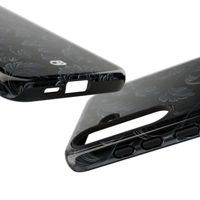 Obsidian Damask · Tough Phone Case for Samsung · Black