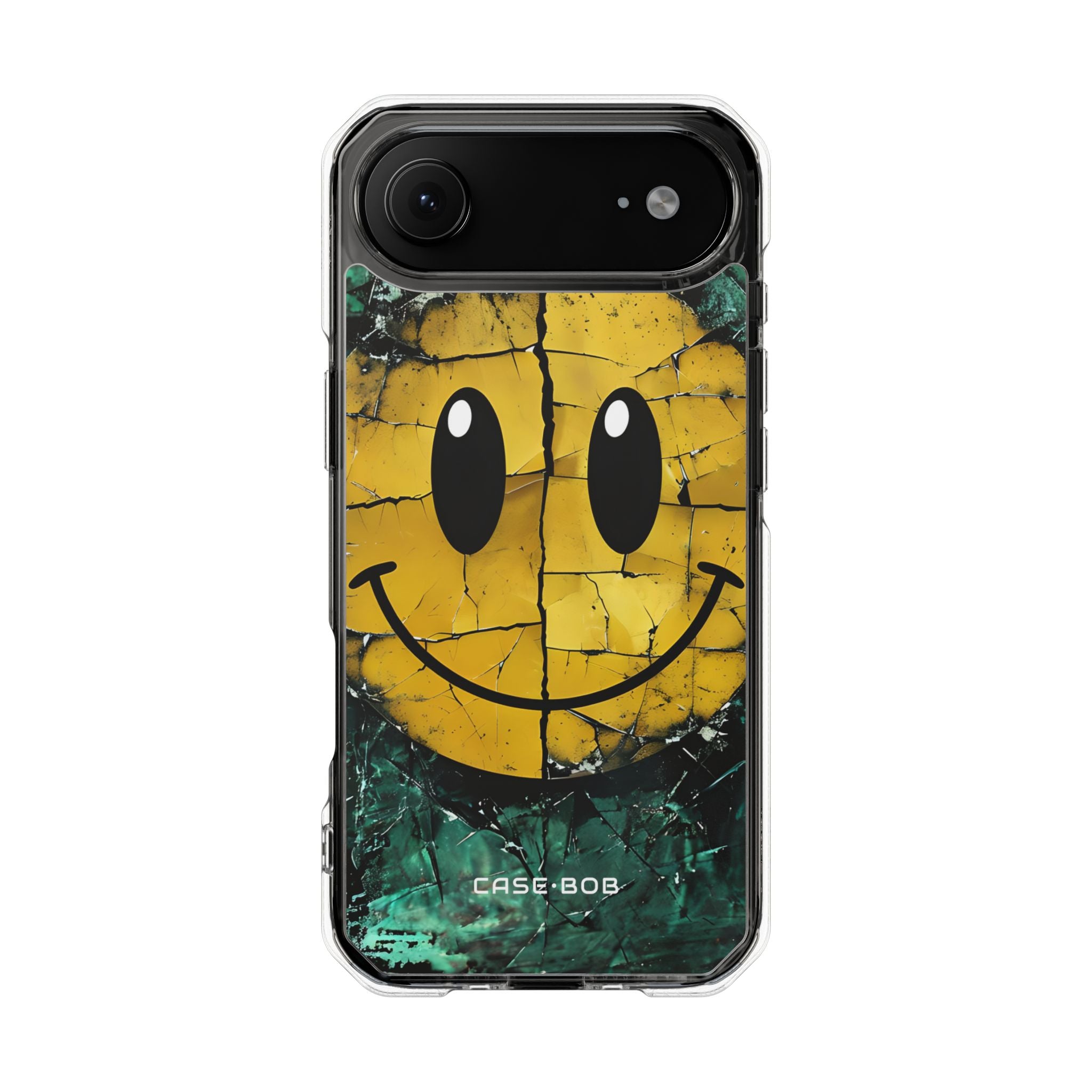 Cracked Smiley iPhone 17 Air Case - Impact