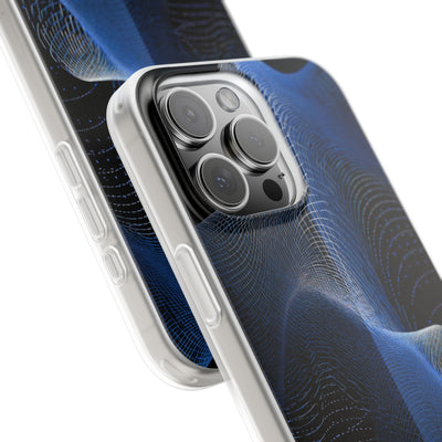Blue Lite Phone Case for iPhone - Electric Blue Flux