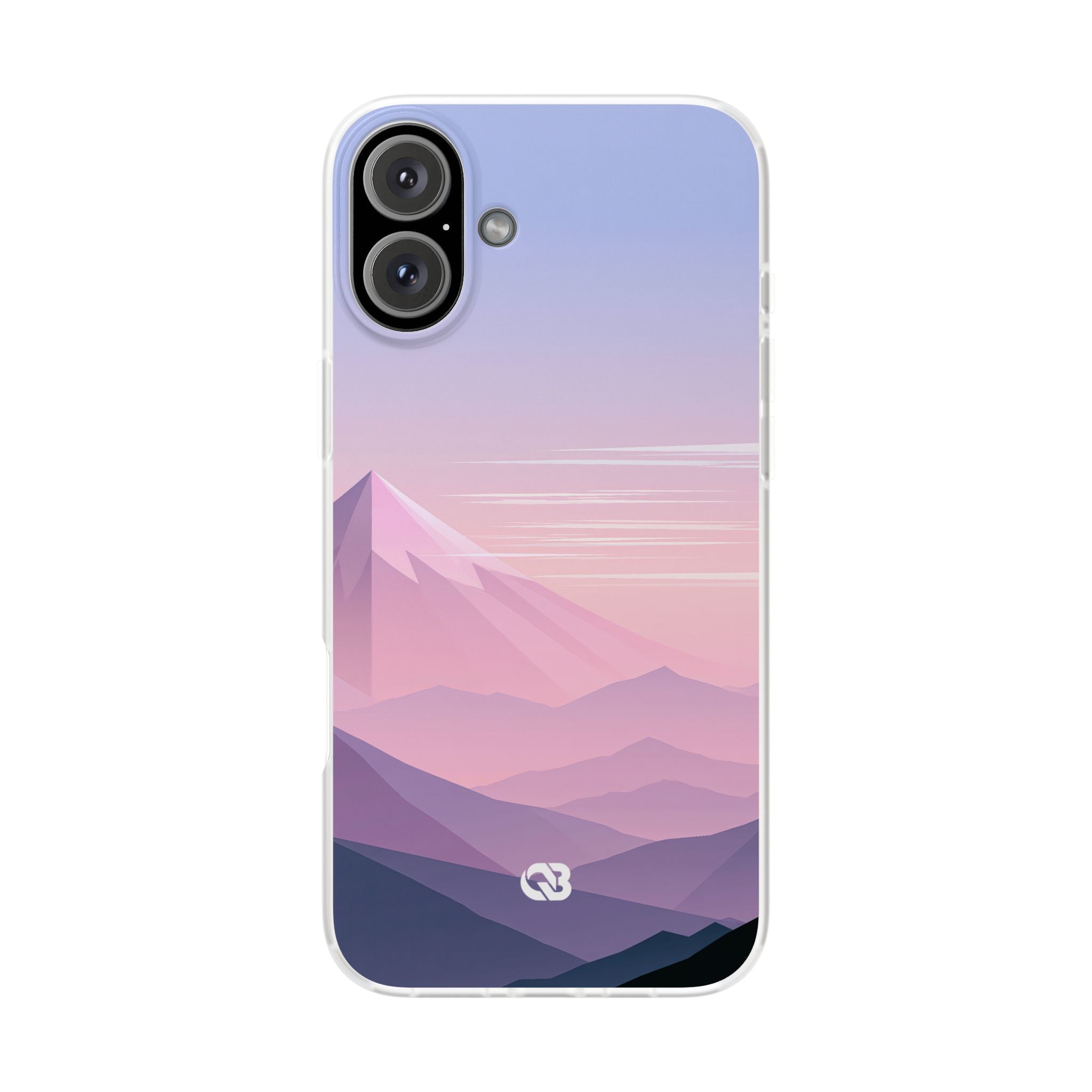 Purple Lite Phone Case for iPhone - Lavender Alpine Dawn