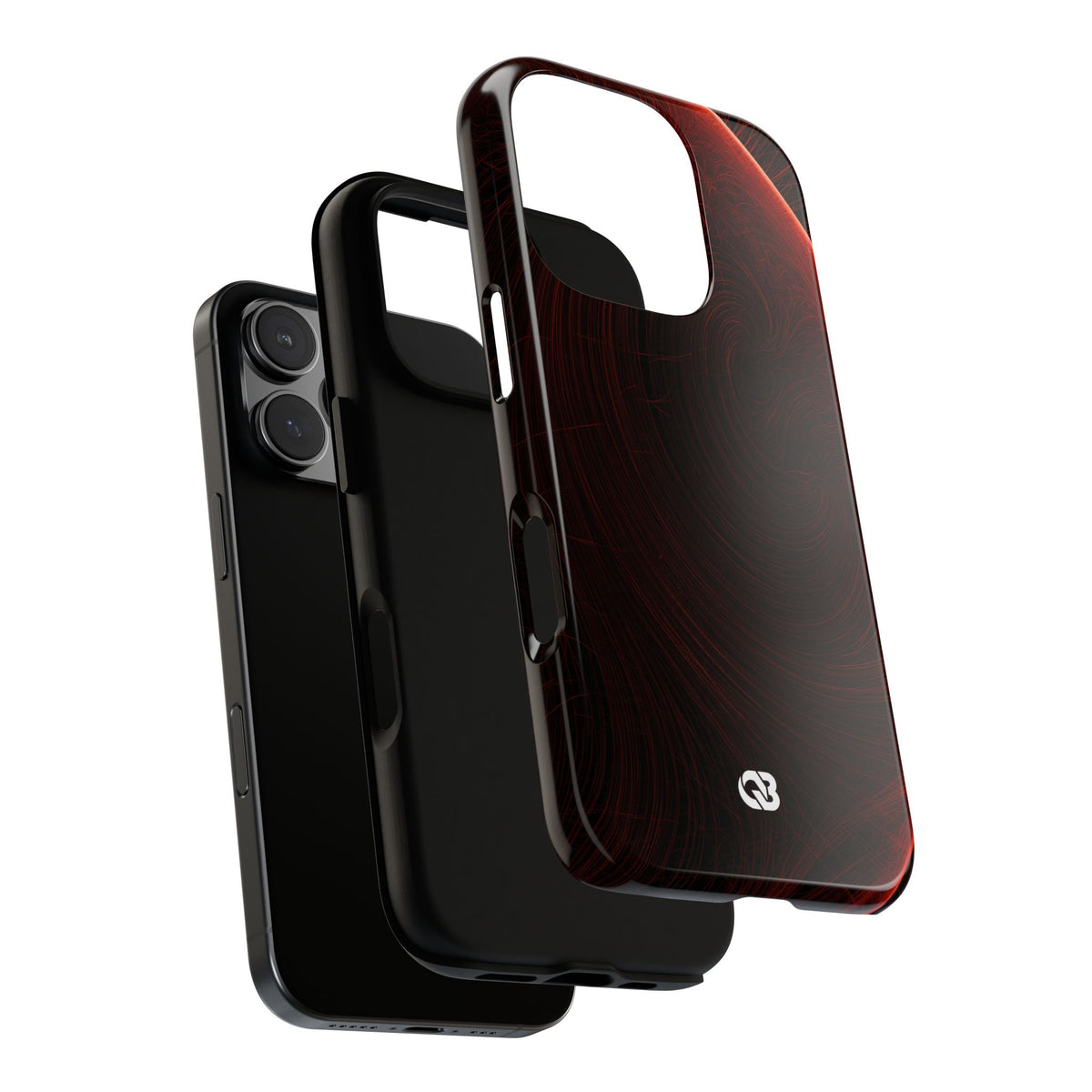 Crimson Solar Horizon · Tough Phone Case for iPhone · Red