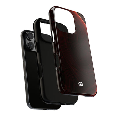 Crimson Solar Horizon · Tough Phone Case for iPhone · Red