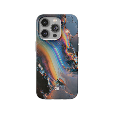 Prismatic Aura Flow · Lite Phone Case for iPhone ·  Blue