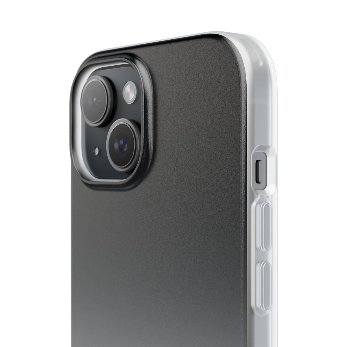 Noir Ombre Fade · Lite Phone Case for iPhone ·  Black