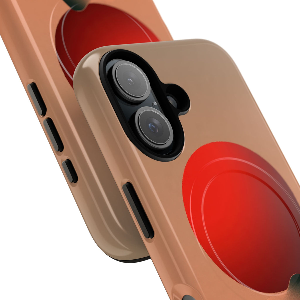 Crimson Sol Ridge · Tough 2.0 Magnetic Phone Case for iPhone · Red
